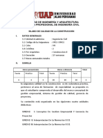 SILABO 2019-I Calidad en La Construcción