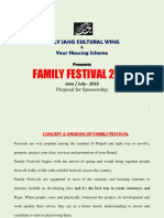 Family Festival 2019 Proposal