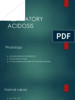 Respiratory Acidosis by Dr Suraj Pillai , Department of Emergency Medicine,Amrita Institute of Medical Sceinces,Kochi ,Kerala