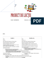 Proiect Matematica, Cl. Aiia