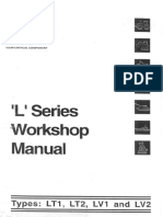 Lister Petter L Series Workshop Manual LT1