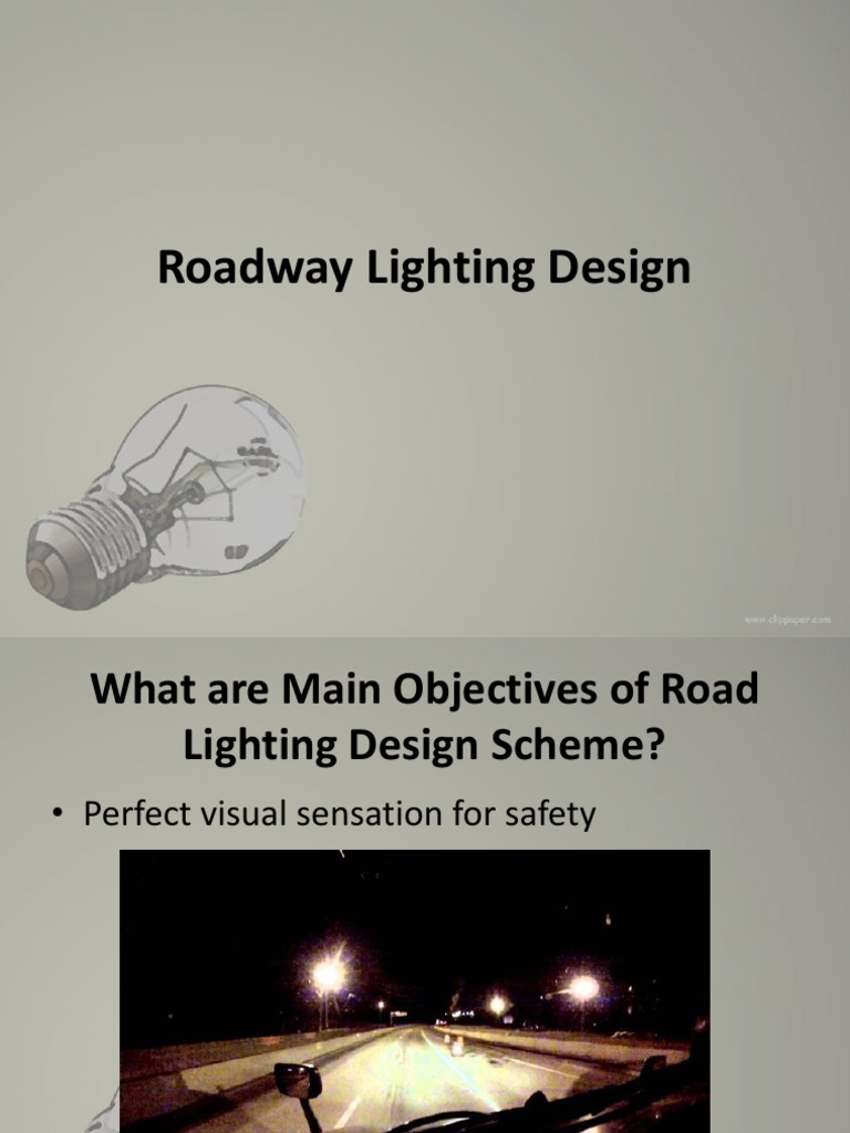 Roadway Lighting Design PDF Lighting Compact Fluorescent Lamp