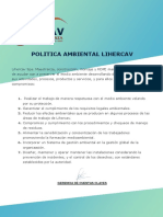 PRL - P001.politica Ambiental Lihercav