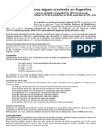 Los Adultos Mayores Siguen Creciendo en Argentina. Nota Diario