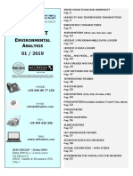 Price List Environ Analysis ENG 2019