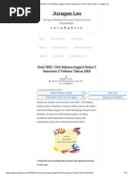 Soal Ukk Uas Bahasa Inggris Kelas 5 Semester 2 Terbaru Tahun