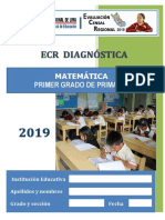 Cuadernillo Matematica 1ero de Primaria 2019