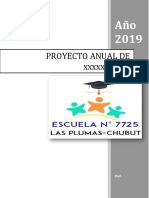 Formato de Proyecto Anual 2019