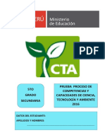 Evaluación de Proceso CTA - 5°