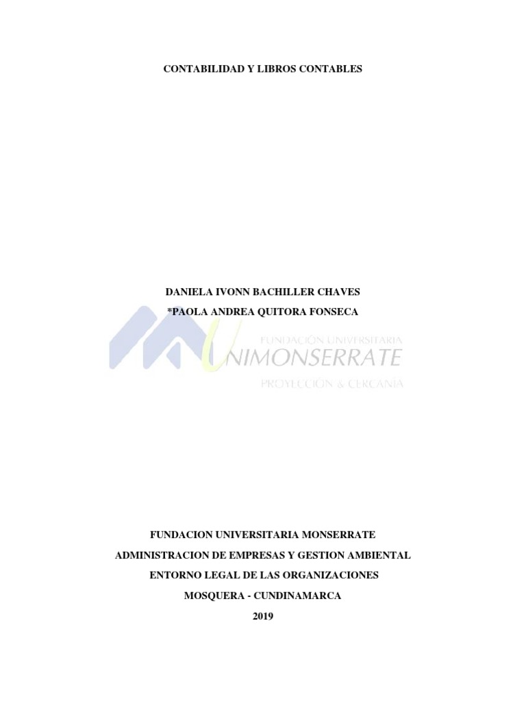 Contabilidad y Libros Contables | PDF | Contabilidad | Toma de decisiones