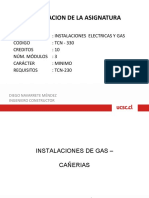 Clase N°3a Instalaciones de Gas