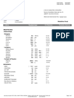 Relatório Final: Hematologia Hematologia Hematologia Hematologia Hemograma Hemograma Hemograma Hemograma