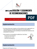 Implementación y Seguimiento de Recomendaciones Av