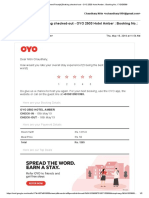 (Payment Receipt) Booking Checked-Out - OYO 2503 Hotel Amber: Booking No.: FXDE9586
