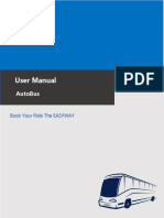 User Manual: Autobus