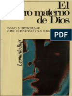 BOFF, Leonardo (1984)- El Rostro Materno de Dios, Paulinas, Madrid