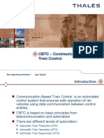 CBTC Communication Based Train Control