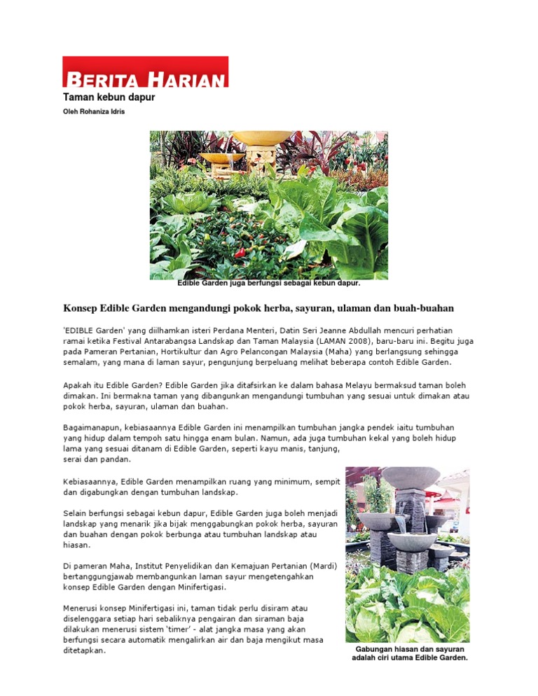 Edible Garden Pdf