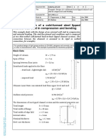 Example - Design of A Cold-Formed Steel Lipped Channel Wall Stud in Compression and Bending