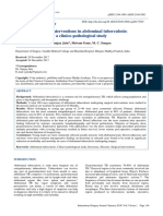 Surgical Interventions in Abdominal Tuberculosis: A Clinico-Pathological Study