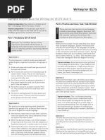 Sample Lesson Plan For Writing For IELTS Unit 5