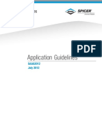 Dana Spicer - Steer Acles - Application Guidelines