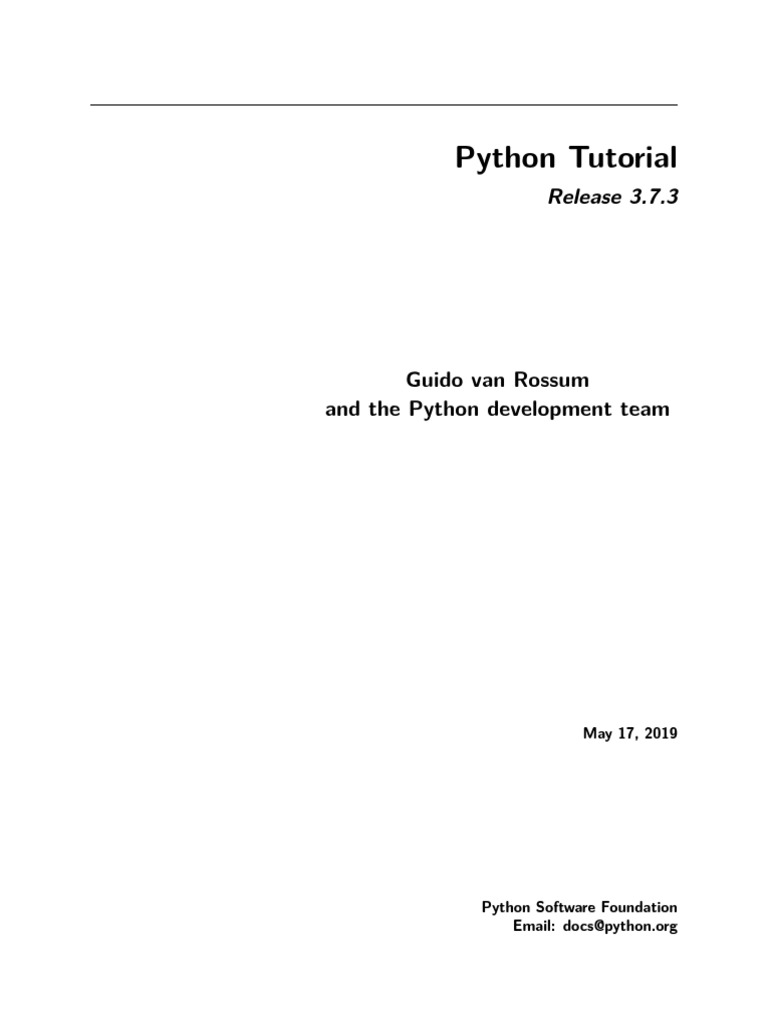 Python 3.3.7 PDF | PDF | Division (Mathematics) | Python (Programming ...
