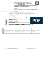 Informe Final - Proyección Social