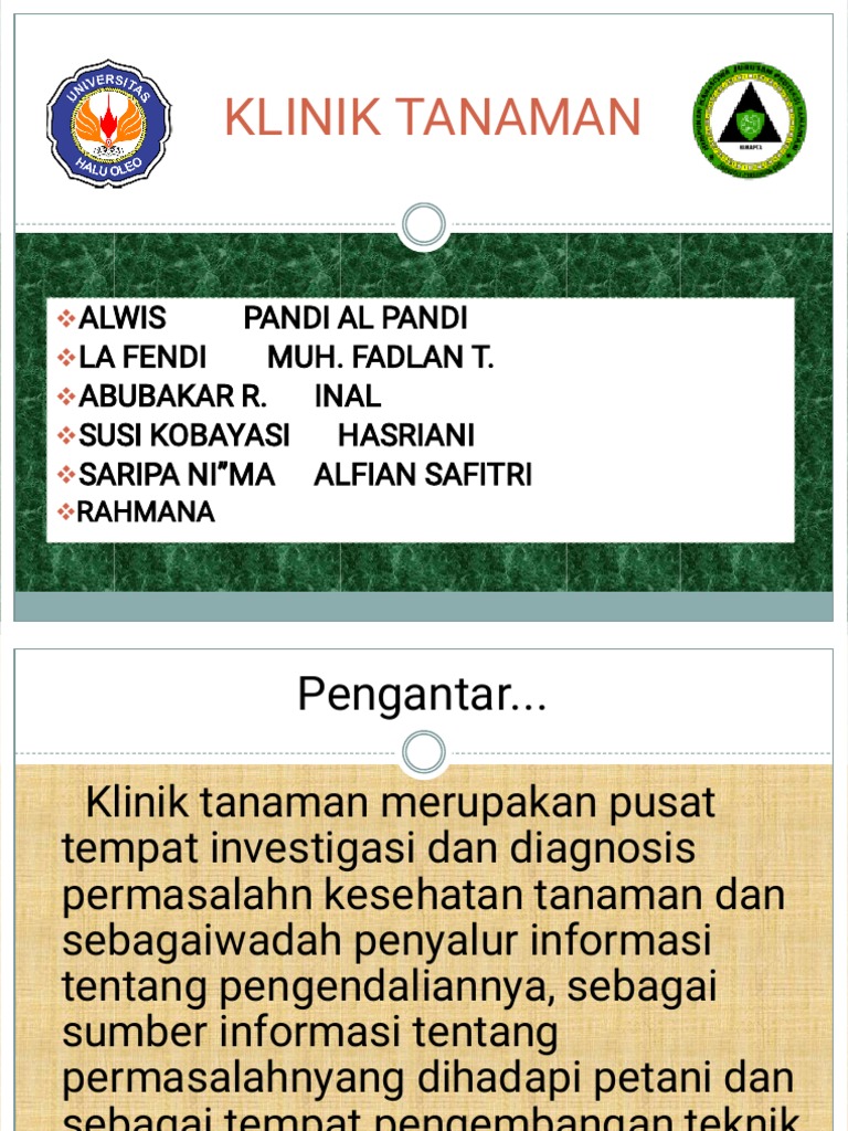 Klinik Tanaman: Diagnosa Penyakit Tanaman | PDF | Griya & Taman ...