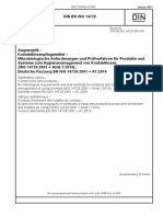 (DIN en ISO 14729 - 2011-01) - Augenoptik - Kontaktlinsenpflegemittel - Mikrobiologische Anforderungen Und Prüfverfahren Für Produkte Und Systeme Zum Hygienemanagement Von Kontaktli