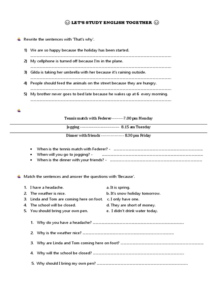 Let's Study English Together | PDF | Leisure