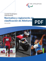 Normativa y Reglamento de Clasifi Cación de Atletismo Del IPC