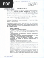 Congresista Héctor Becerril plantea destitución de fiscales por filtrar información reservada