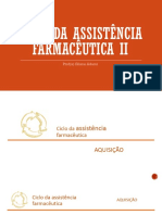 Ciclo da Assistência Farmacêutica II