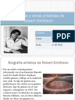 Biografía y Obras Artísticas de Robert Smithson