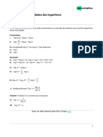 Extensivoenem Matemática1 Logarítmos - Propriedades Dos Logarítmos 23-05-2019