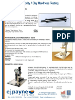 Plasticity and Clay Hardness Testing