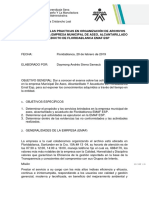 Informe Practicas en Organización de Archivo de Gestión (EMAF) F
