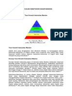 Makalah Kebutuhan Dasar Manusia Maslow