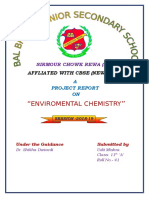 Enviromental Chemistry: Sirmour Chowk Rewa (M.P.)