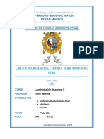 Análisis de Endeudamiento y Apalancamiento