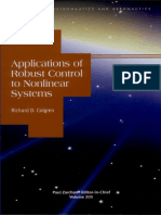 Applications of Robust Control To Nonlinear Systems