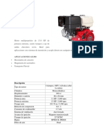 Motor GX 360 Calculos