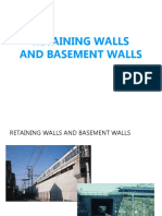 Retaining Walls and Basement Walls