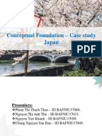 Conceptual Foundation - Case Study Japan