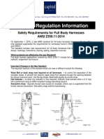 Safety Requirements For Full Body Harnesses ANSI Z359.11-2014