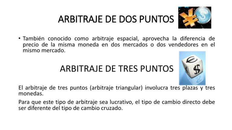 Arbitraje de Dos Puntos y Triangular | PDF