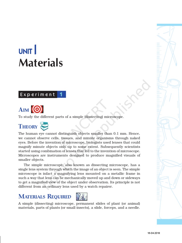 CBSE Science Lab Manual Class 9 Module 2 PDF Density Syringe