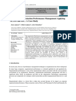 A Model For Organization Performance Management Applying MCDM and BSC: A Case Study