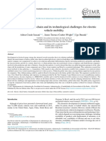 Battery Global Value Chain and Its Technological Challenges For Electric Vehicle Mobility